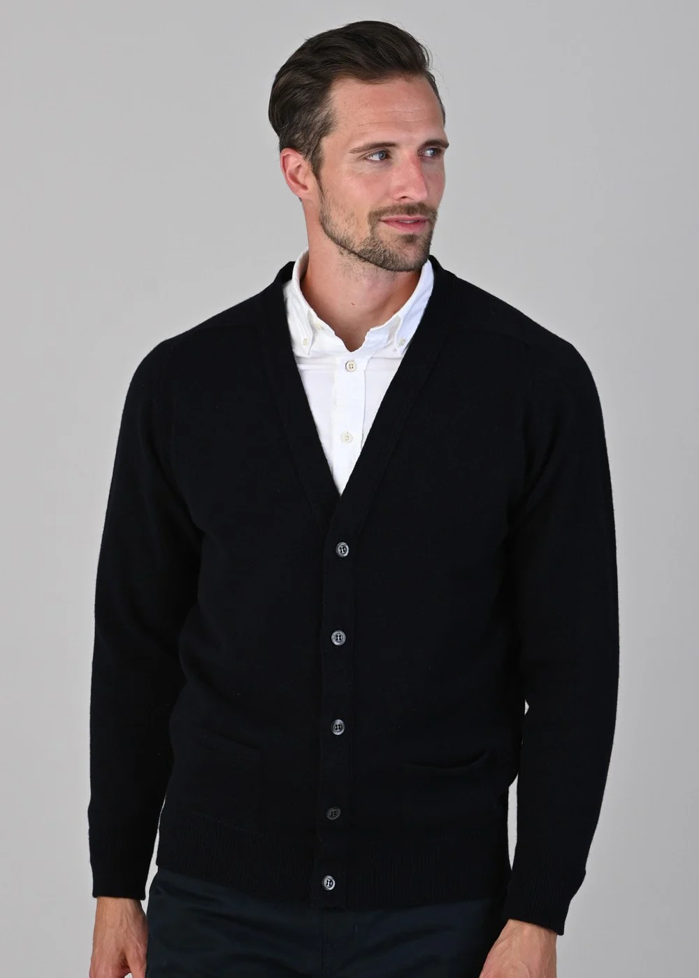 Leven 2 Ply Lambswool Cardigan - Image 3