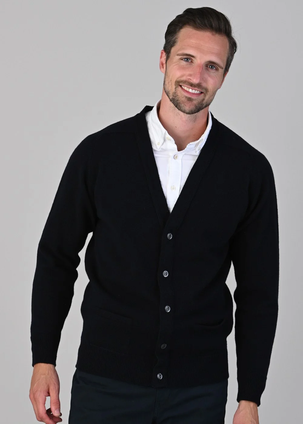 Leven 2 Ply Lambswool Cardigan - Image 4
