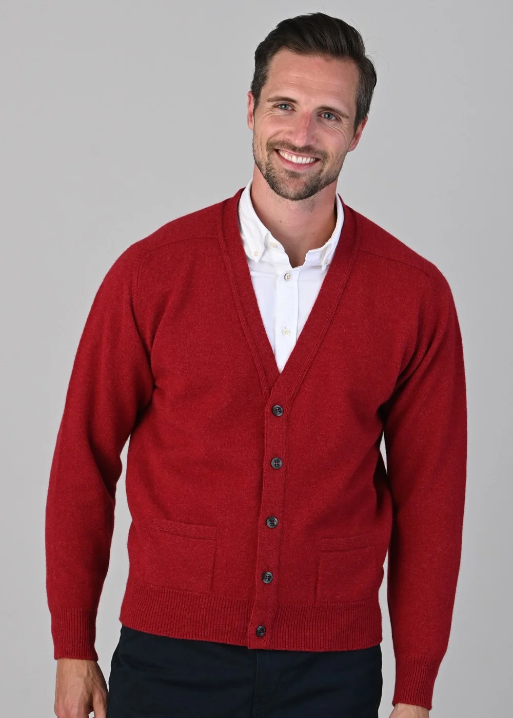 Leven 2 Ply Lambswool Cardigan - Image 3