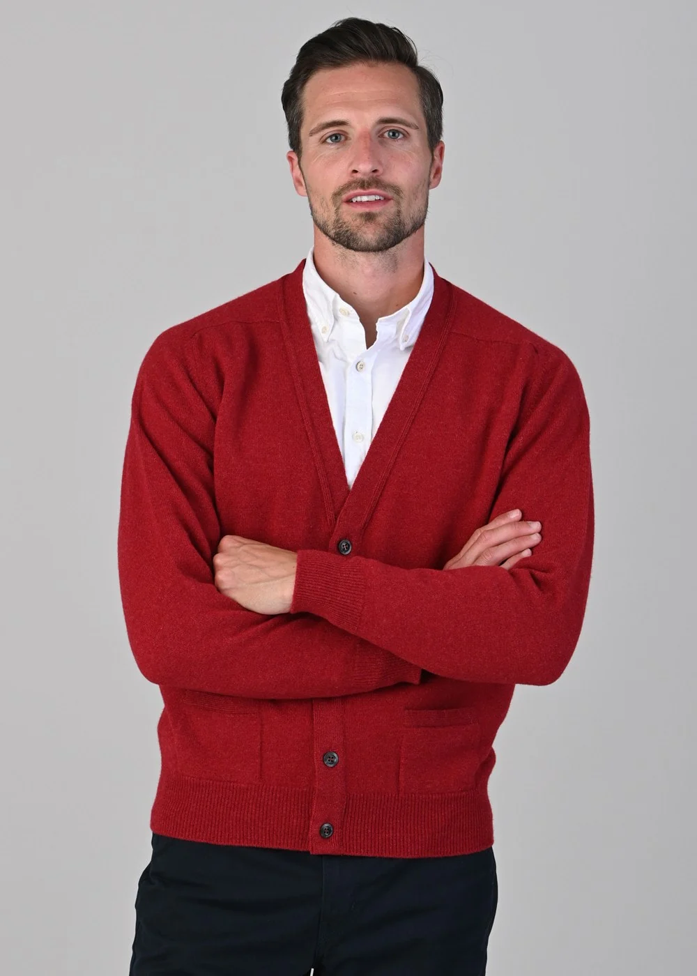 Leven 2 Ply Lambswool Cardigan - Image 4