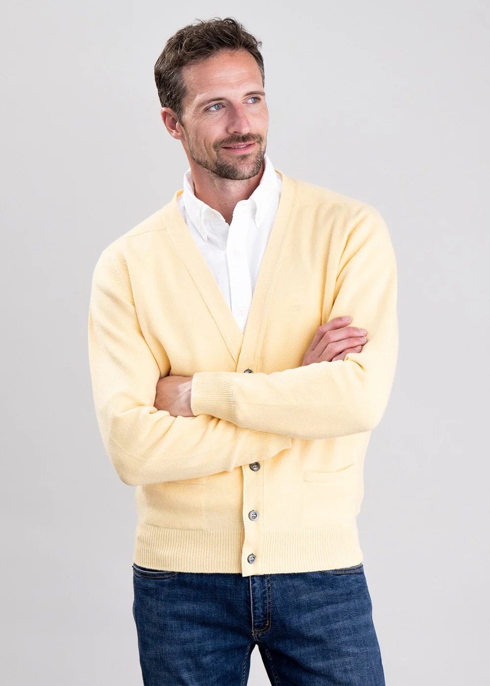 Leven 2 Ply Lambswool Cardigan - Image 2