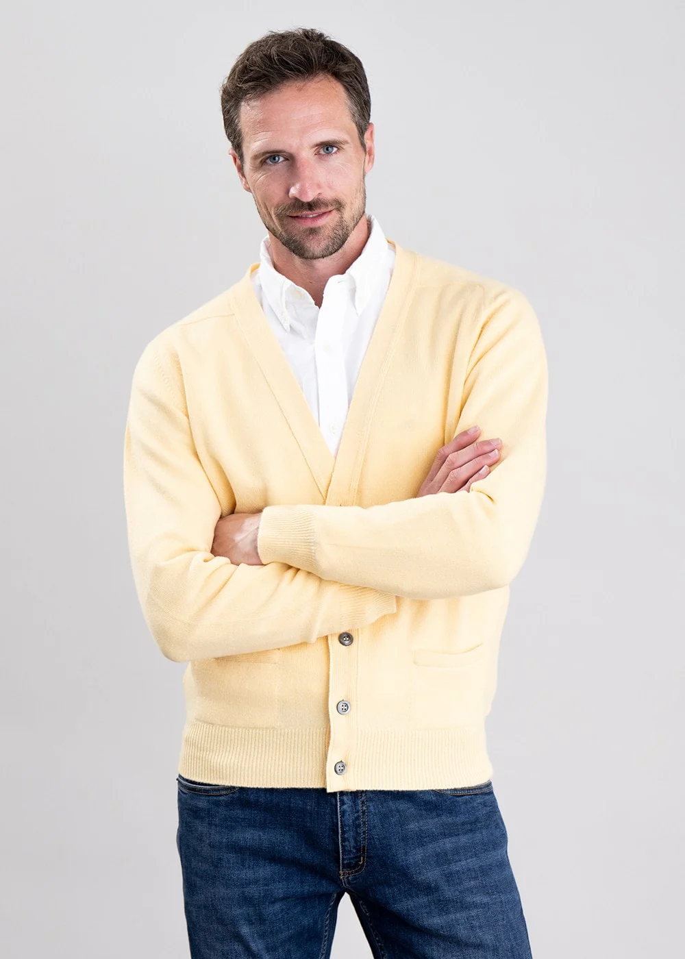 Leven 2 Ply Lambswool Cardigan - Image 4