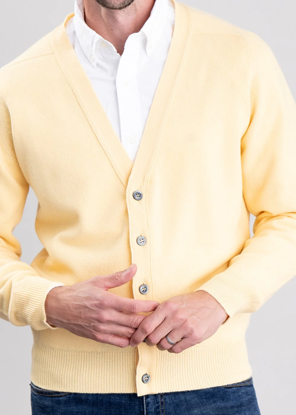 Leven 2 Ply Lambswool Cardigan - Image 5