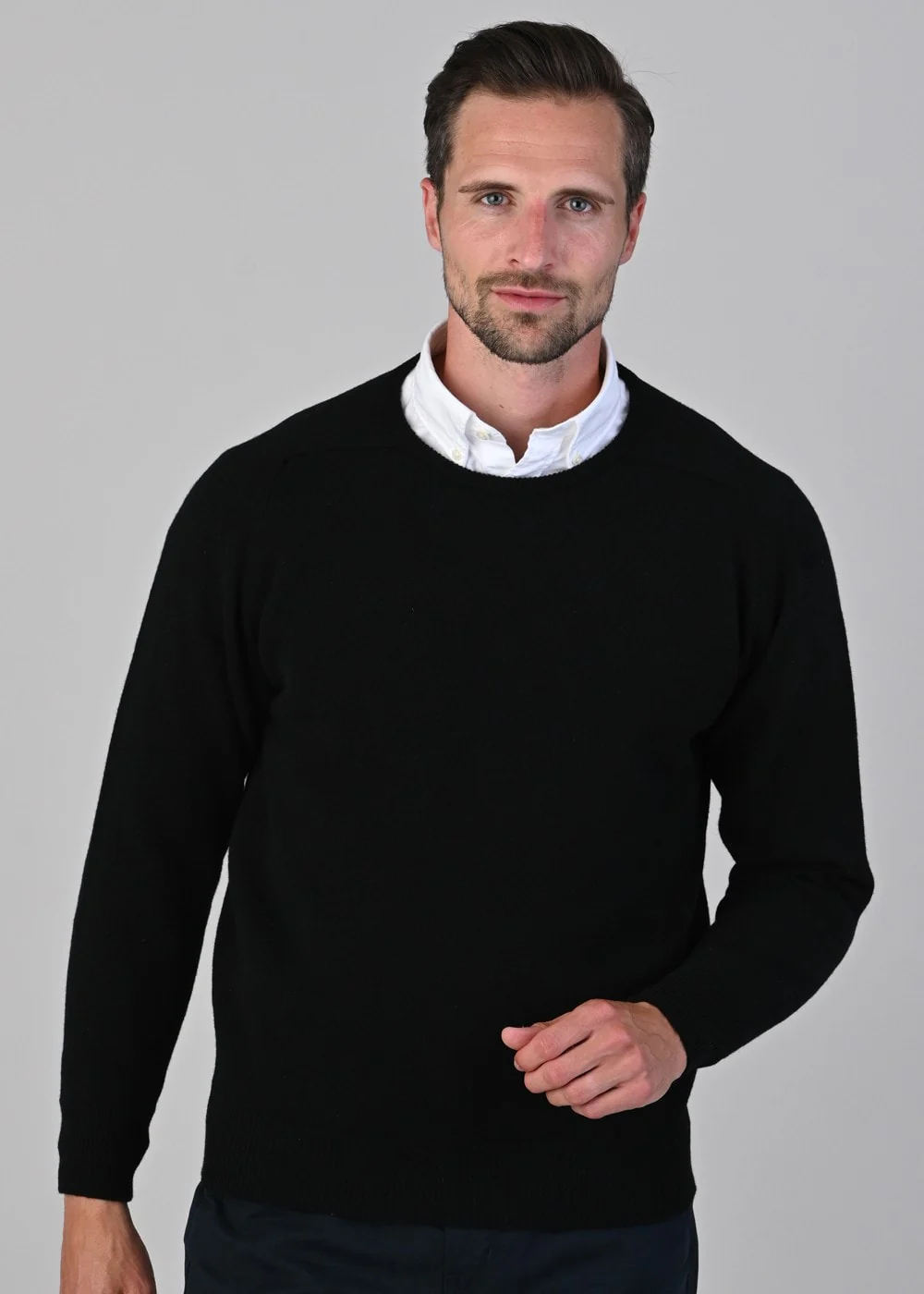 Leven 2 Ply Lambswool Crew Neck - Image 3