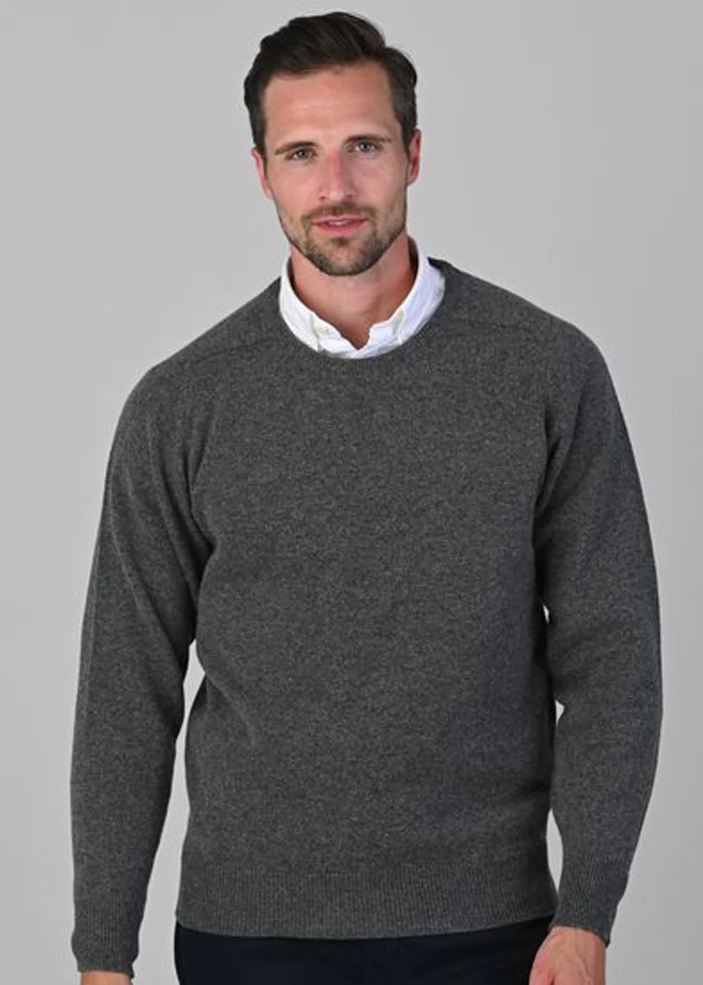 Leven 2 Ply Lambswool Crew Neck - Image 2