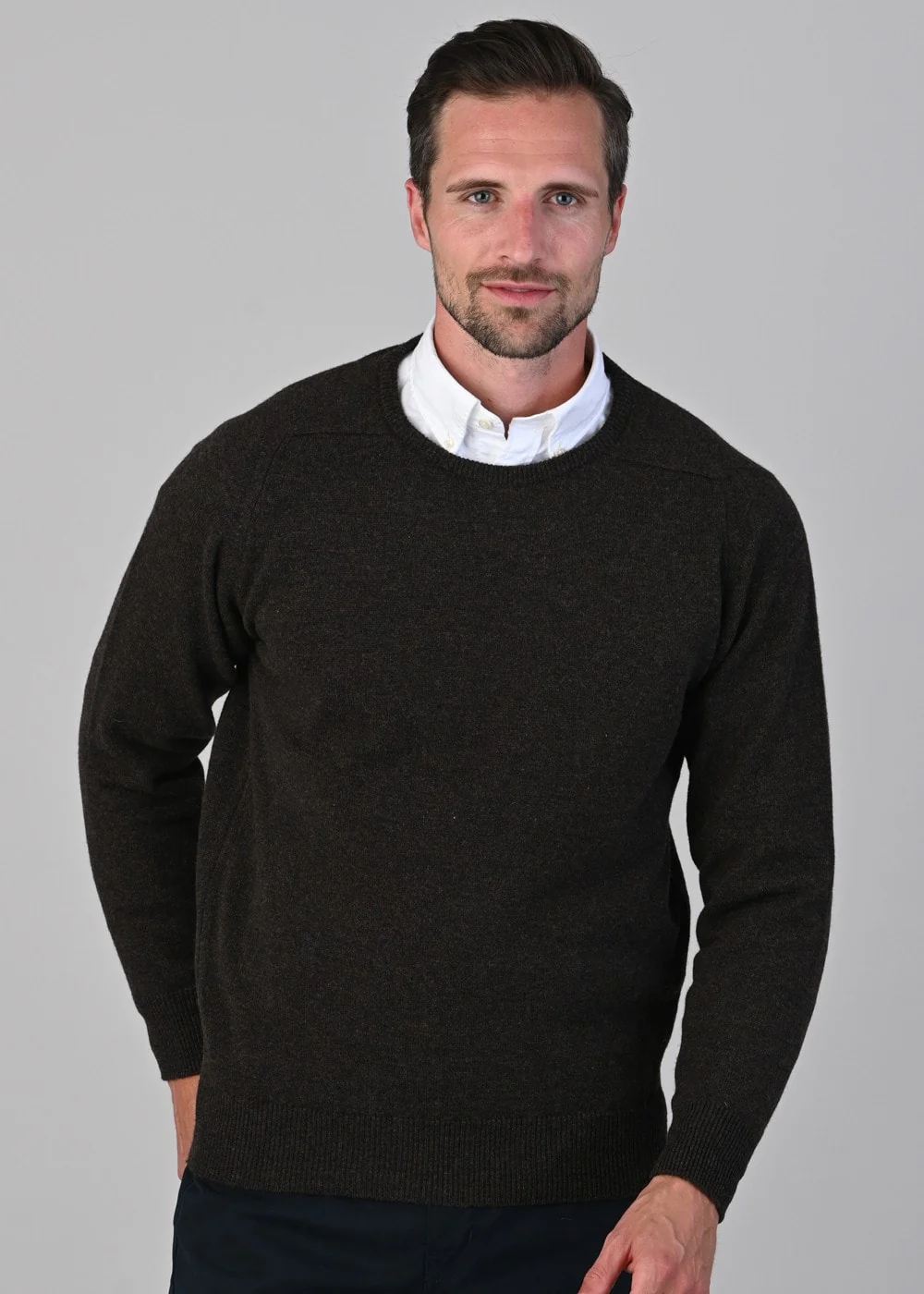 Leven 2 Ply Lambswool Crew Neck - Image 4
