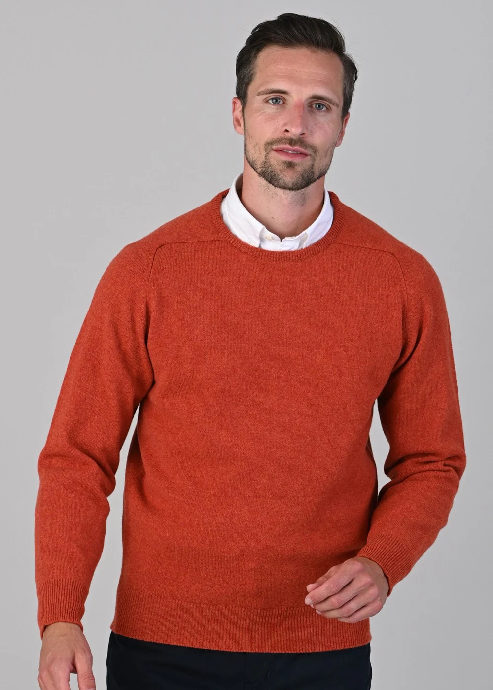 Leven 2 Ply Lambswool Crew Neck - Image 4