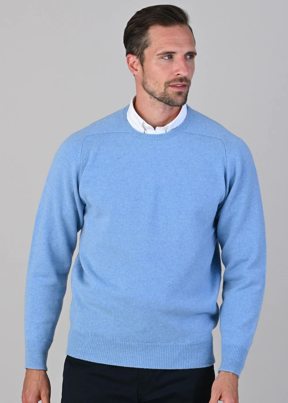 Leven 2 Ply Lambswool Crew Neck - Image 2