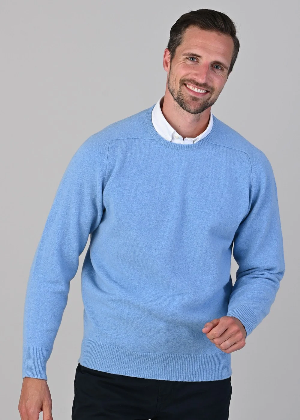 Leven 2 Ply Lambswool Crew Neck - Image 3