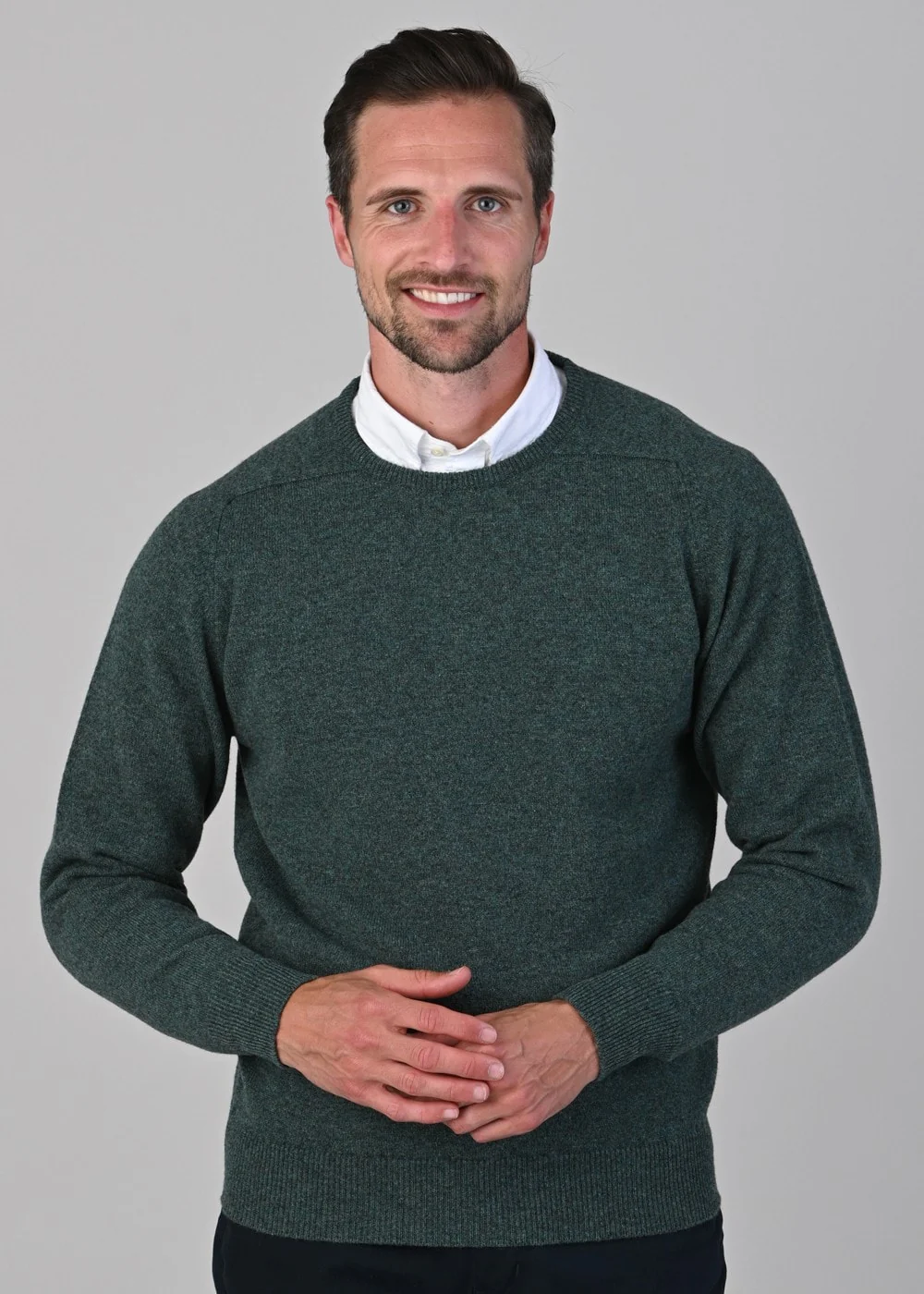 Leven 2 Ply Lambswool Crew Neck - Image 3
