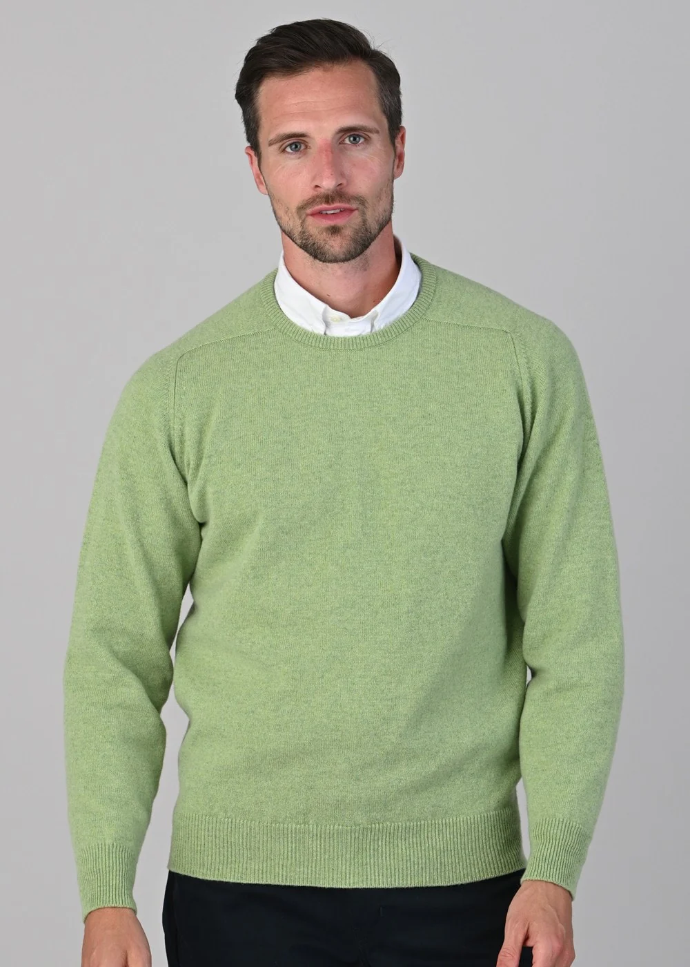 Leven 2 Ply Lambswool Crew Neck Plus Size - Image 2