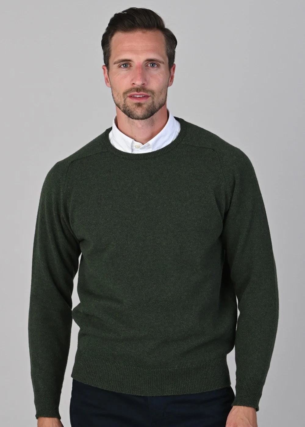 Leven 2 Ply Lambswool Crew Neck Plus Size - Image 2