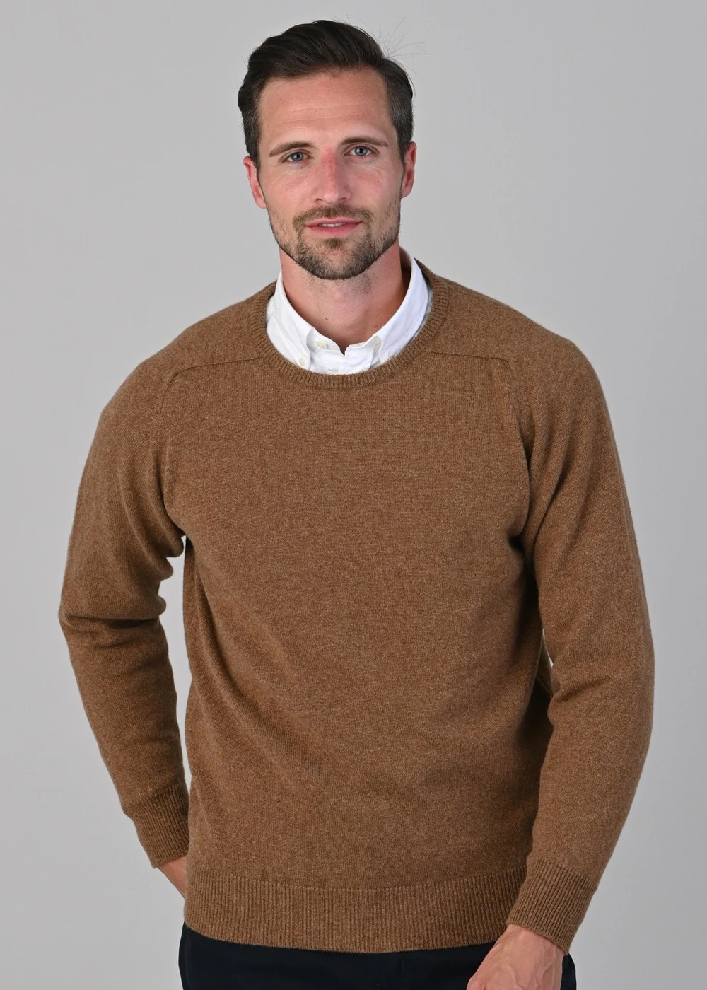 Leven 2 Ply Lambswool Crew Neck Plus Size - Image 2
