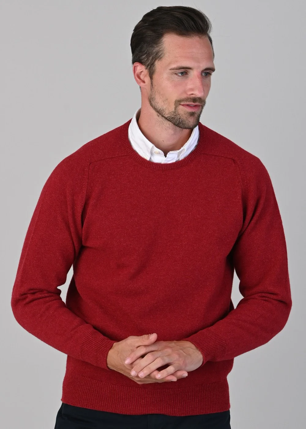 Leven 2 Ply Lambswool Crew Neck - Image 2