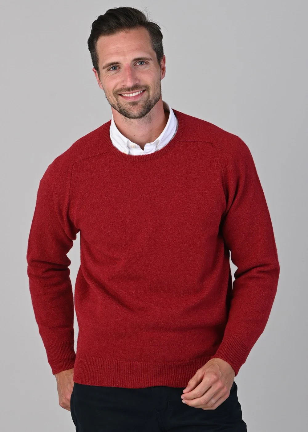 Leven 2 Ply Lambswool Crew Neck - Image 3