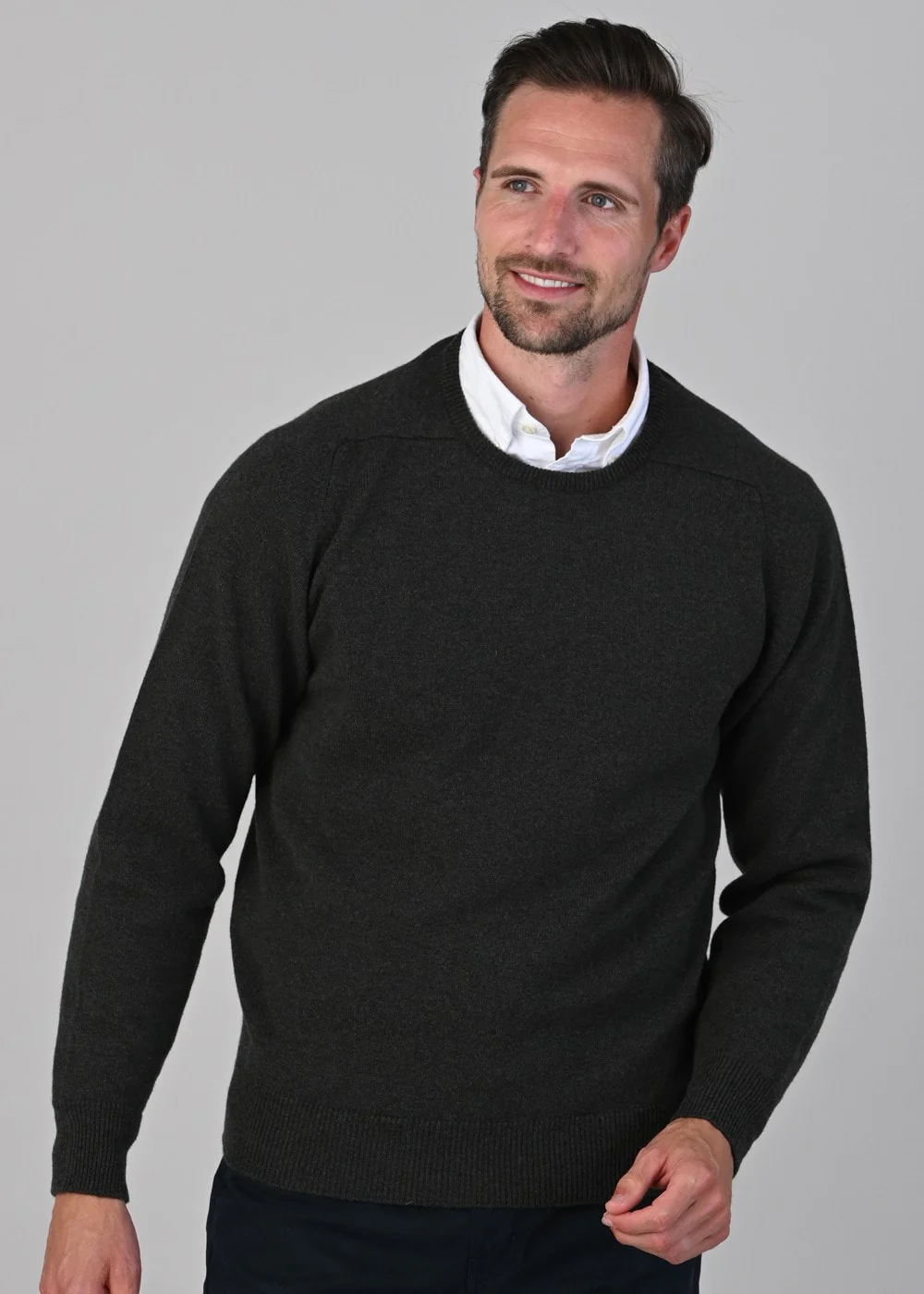 Leven 2 Ply Lambswool Crew Neck - Image 4