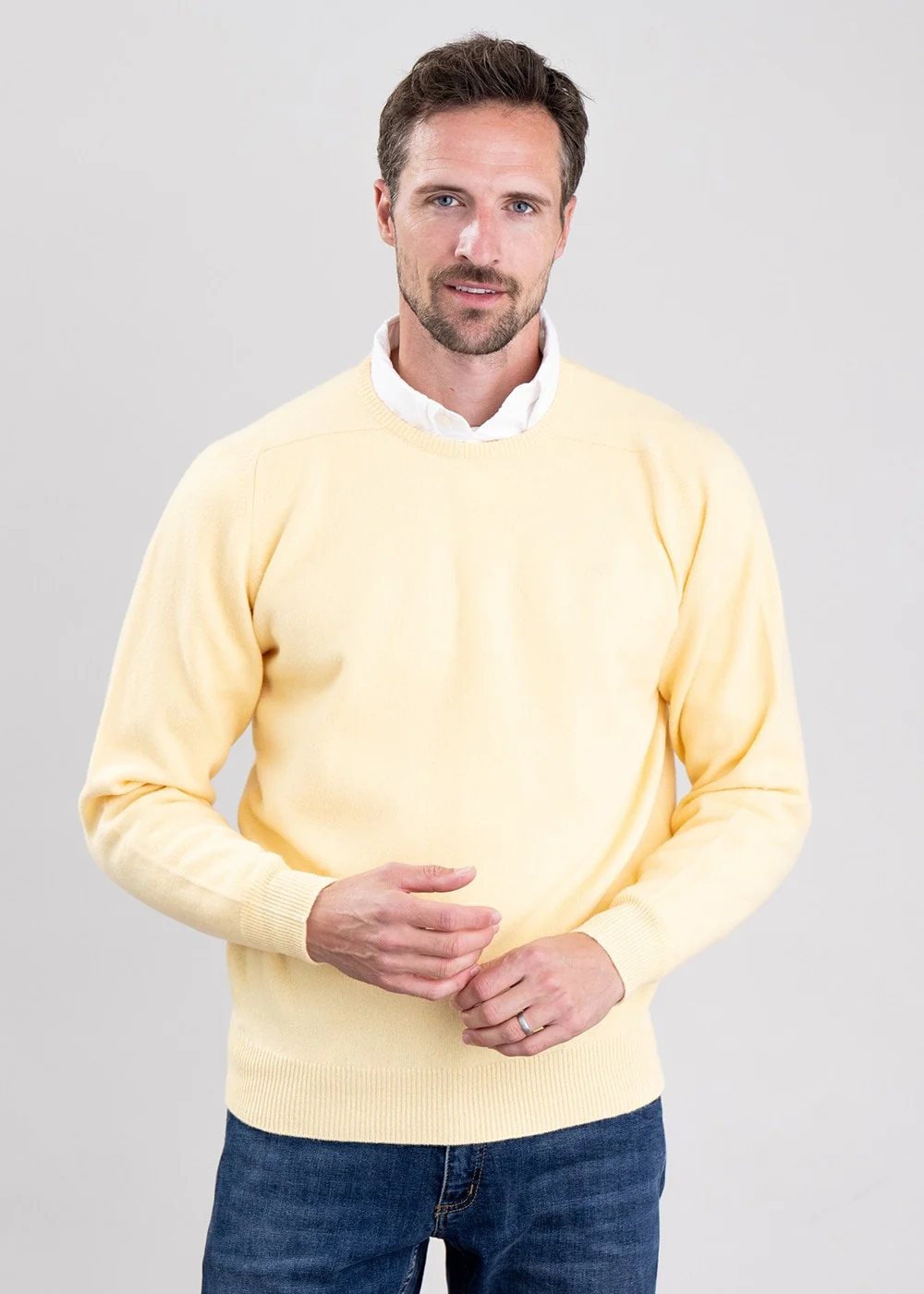 Leven 2 Ply Lambswool Crew Neck - Image 2
