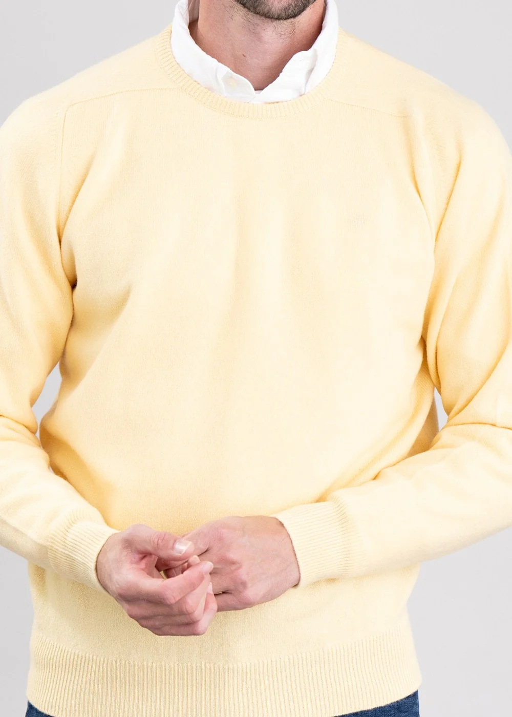 Leven 2 Ply Lambswool Crew Neck - Image 4