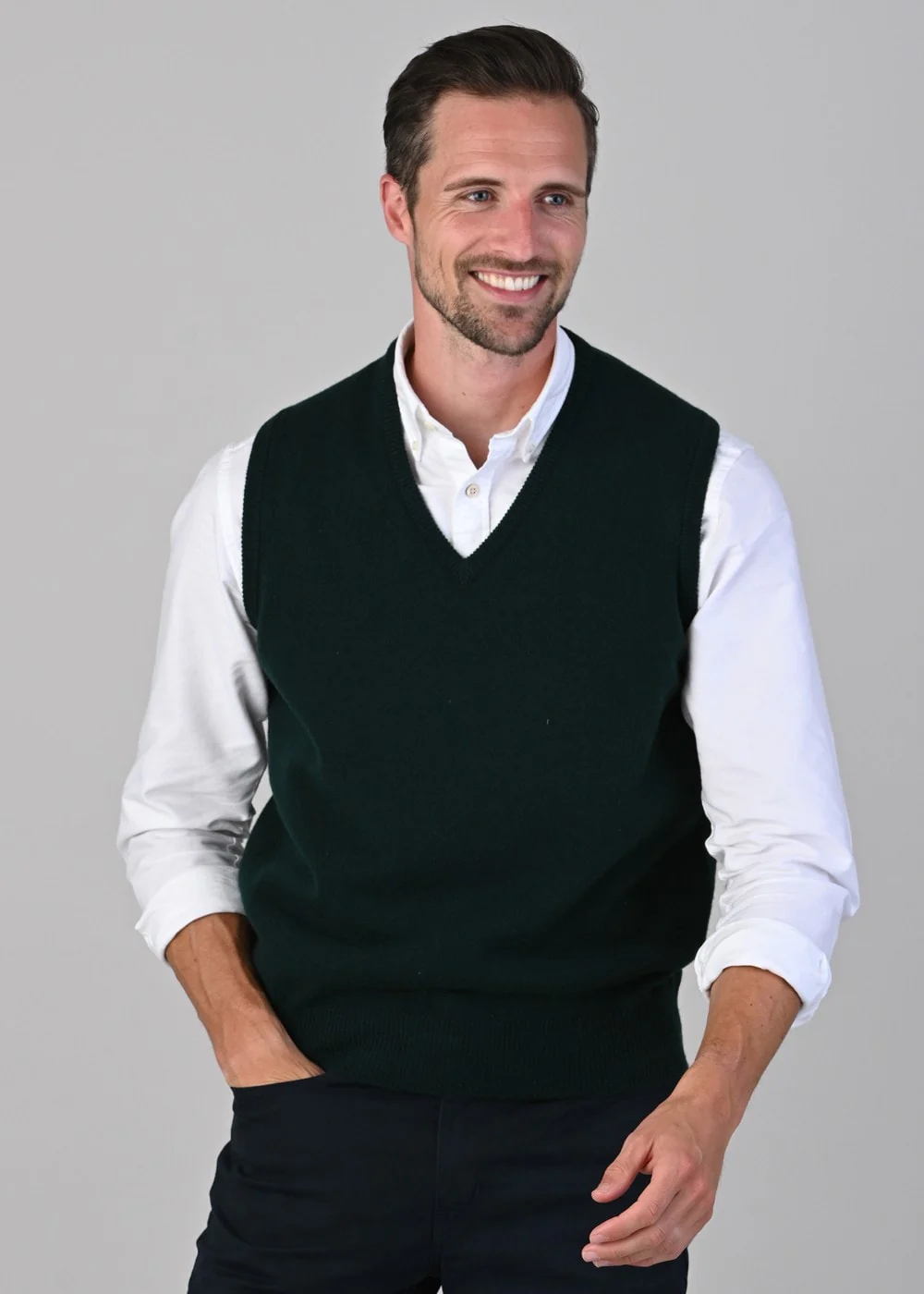 Leven 2 Ply Lambswool Slipover - Image 3