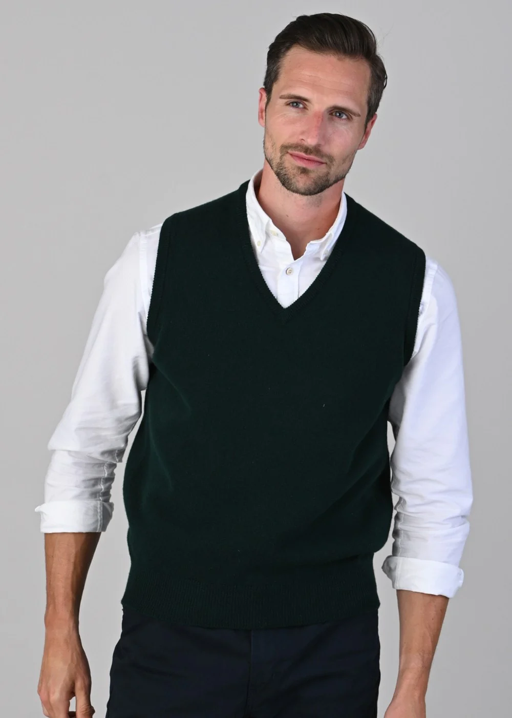 Leven 2 Ply Lambswool Slipover - Image 4