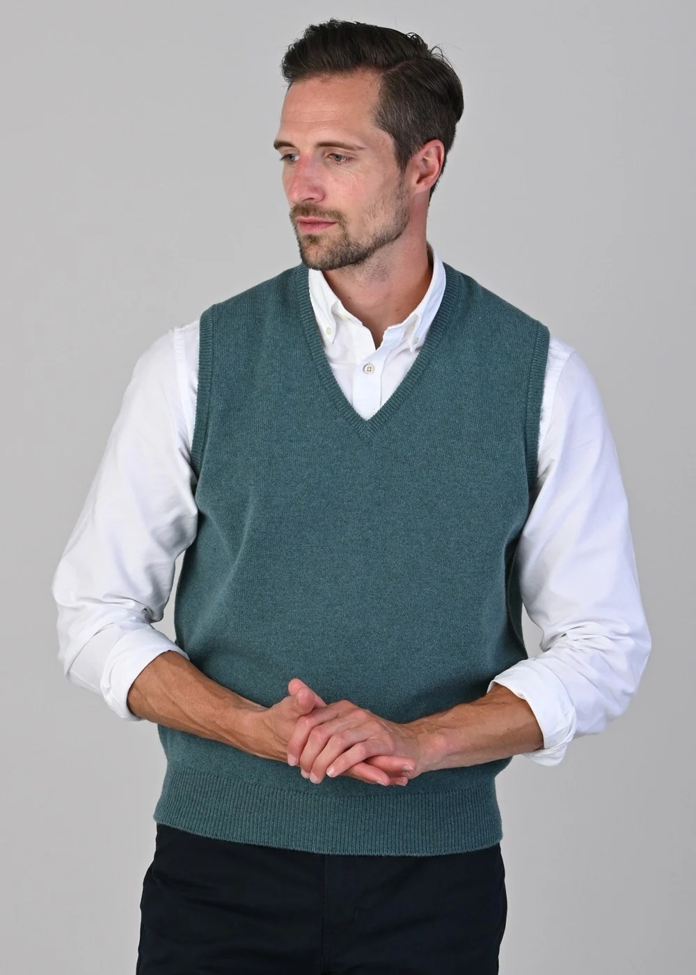 Leven 2 Ply Lambswool Slipover - Image 2
