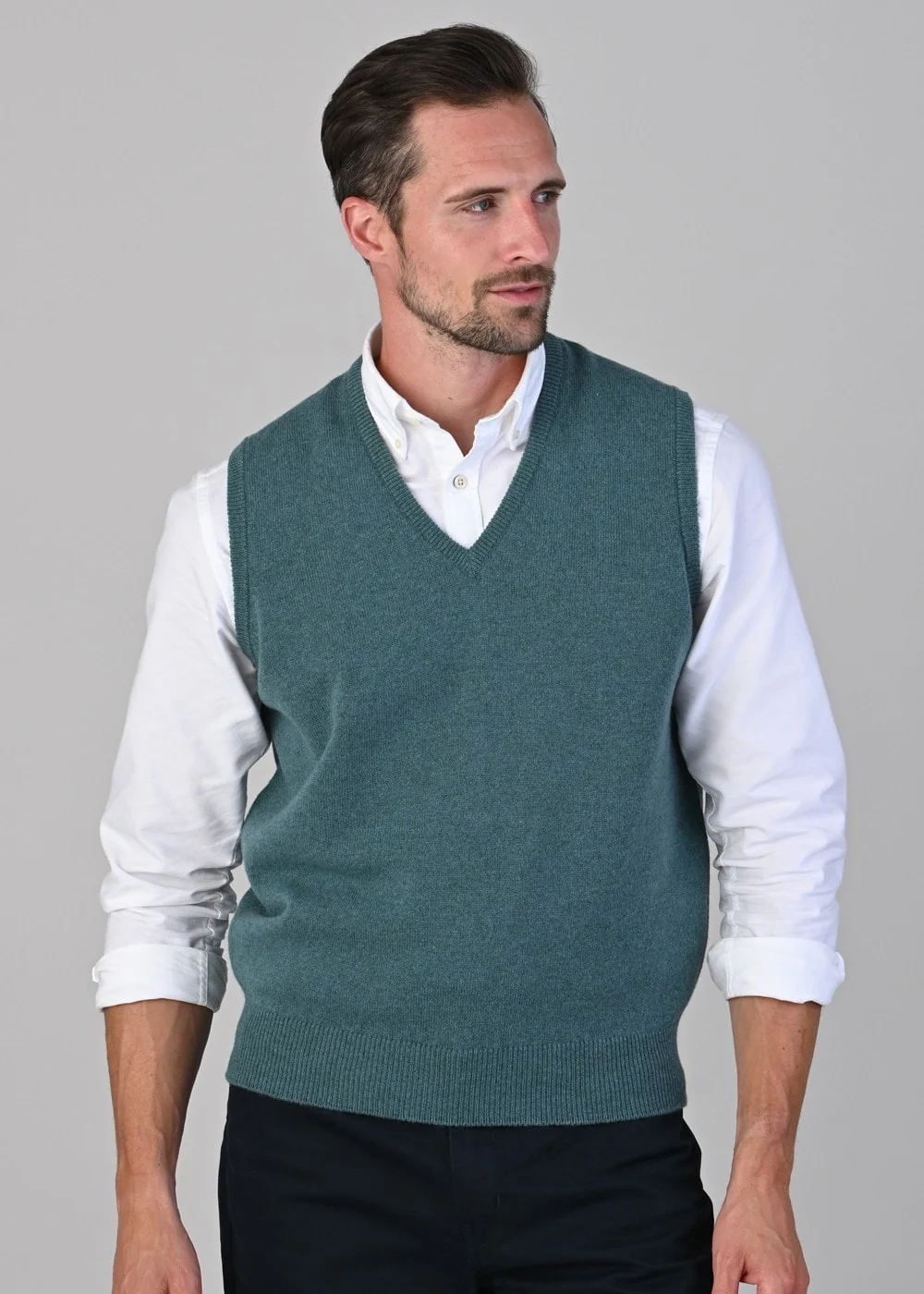 Leven 2 Ply Lambswool Slipover - Image 3