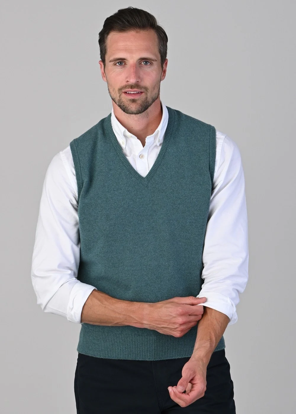 Leven 2 Ply Lambswool Slipover - Image 4
