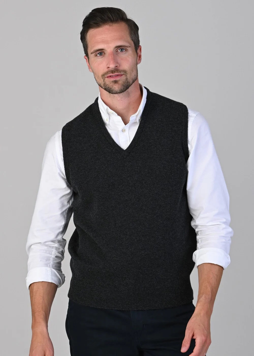 Leven 2 Ply Lambswool Slipover - Image 2