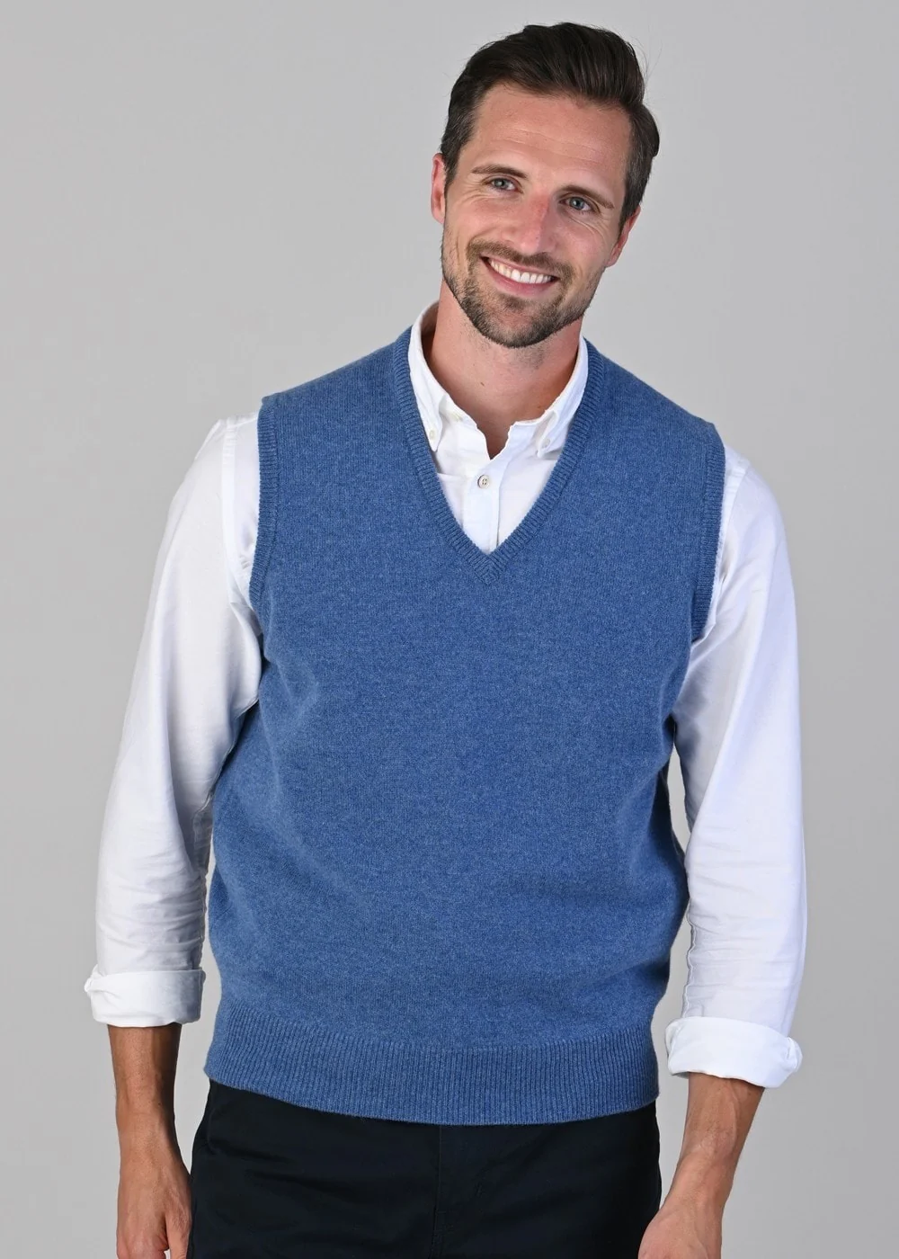 Leven 2 Ply Lambswool Slipover - Image 2