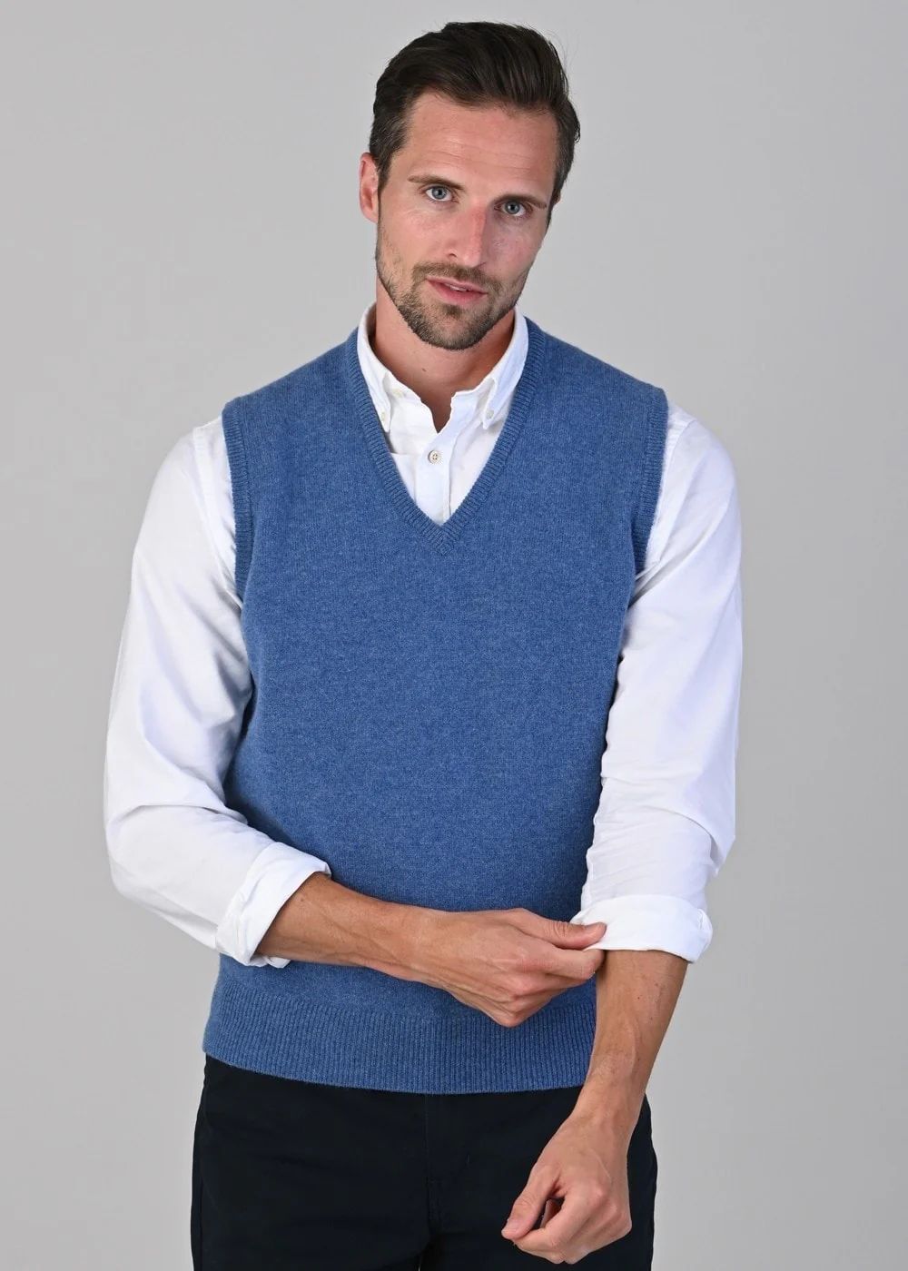 Leven 2 Ply Lambswool Slipover - Image 3