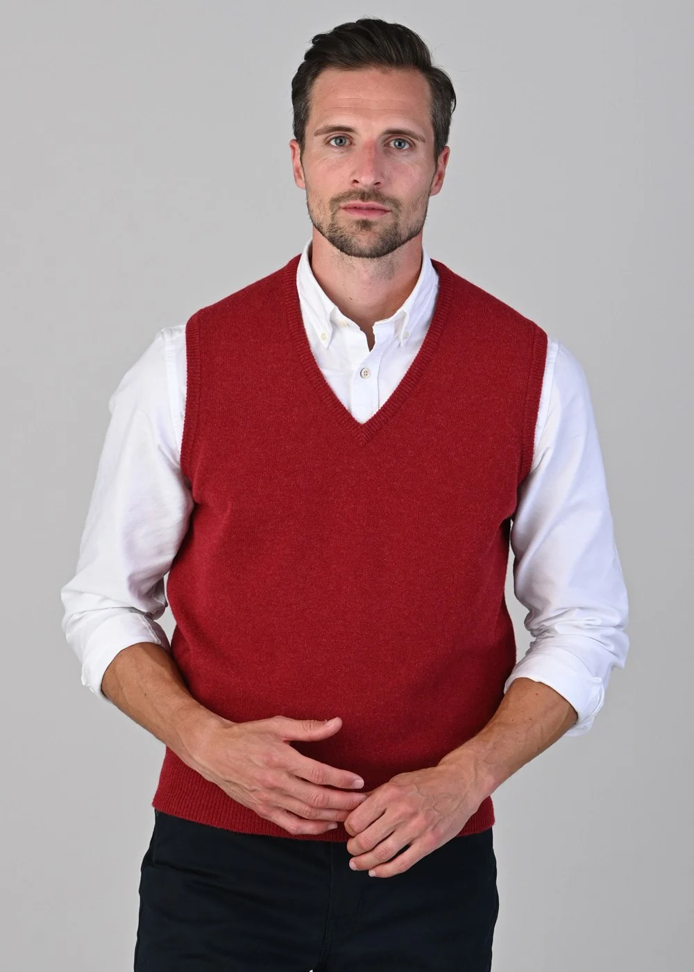 Leven 2 Ply Lambswool Slipover - Image 4