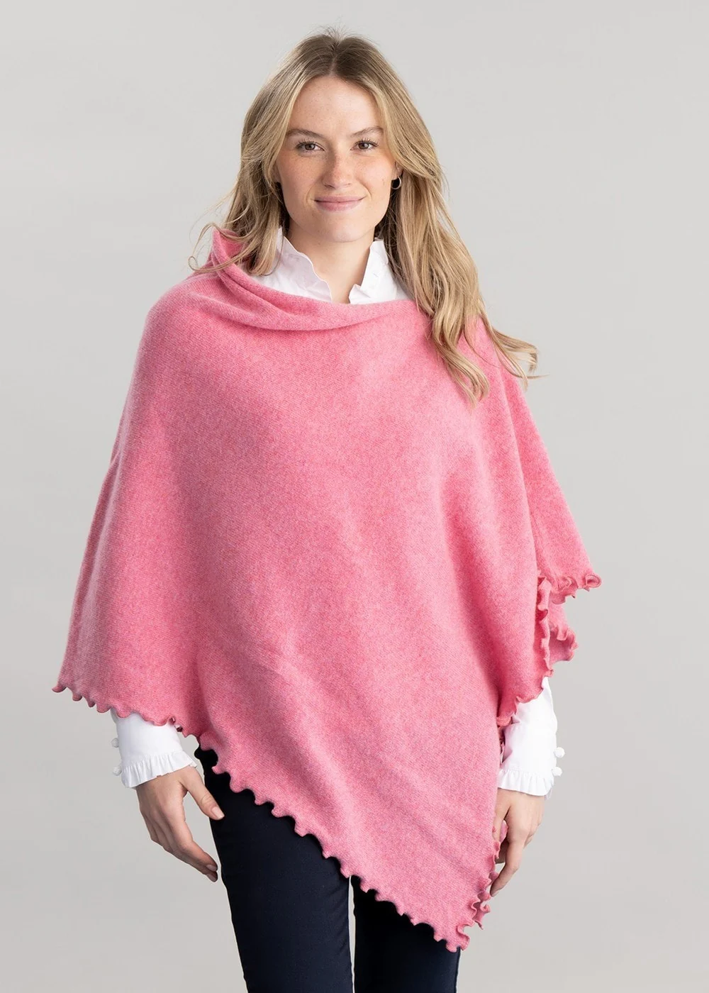 Lindsey Lambswool Poncho - Image 11