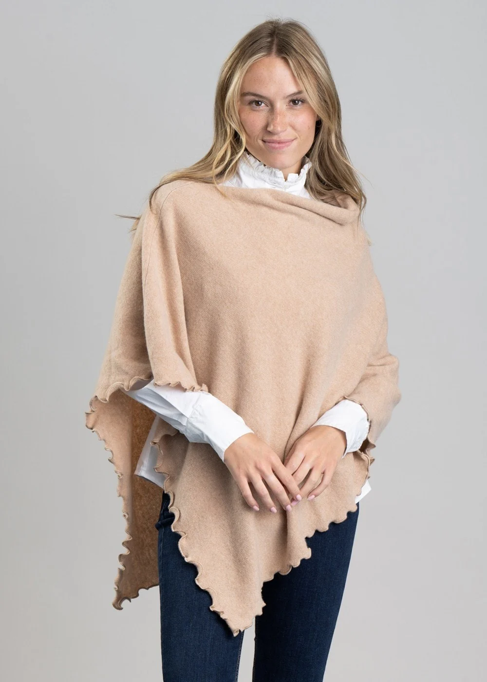 Lindsey Lambswool Poncho - Image 12