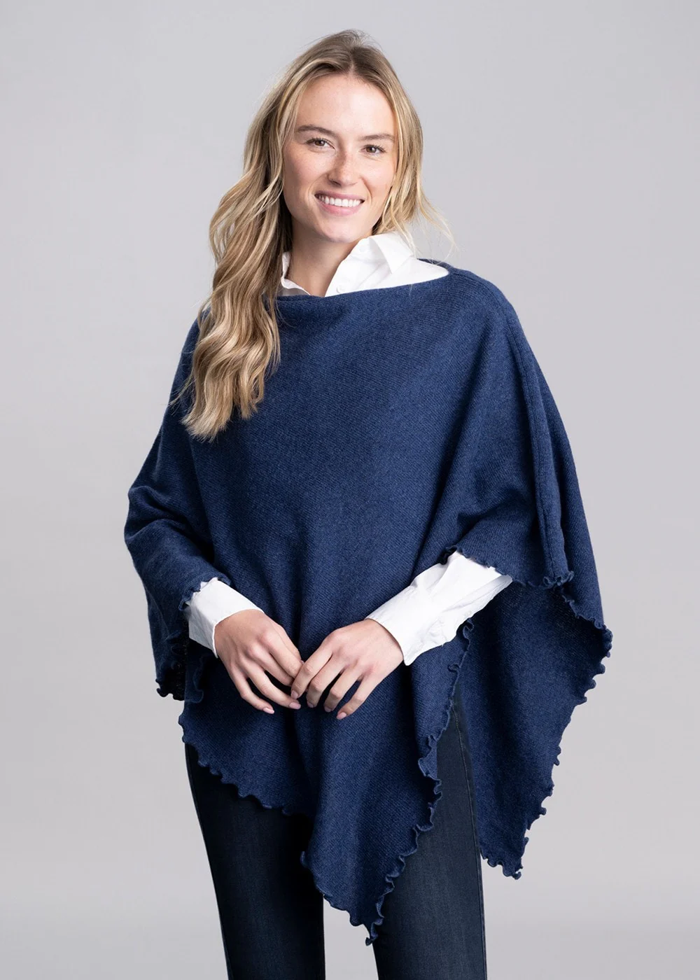 Lindsey Lambswool Poncho