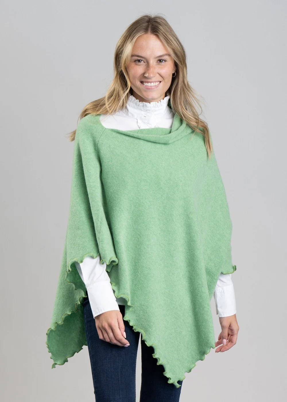 Lindsey Lambswool Poncho