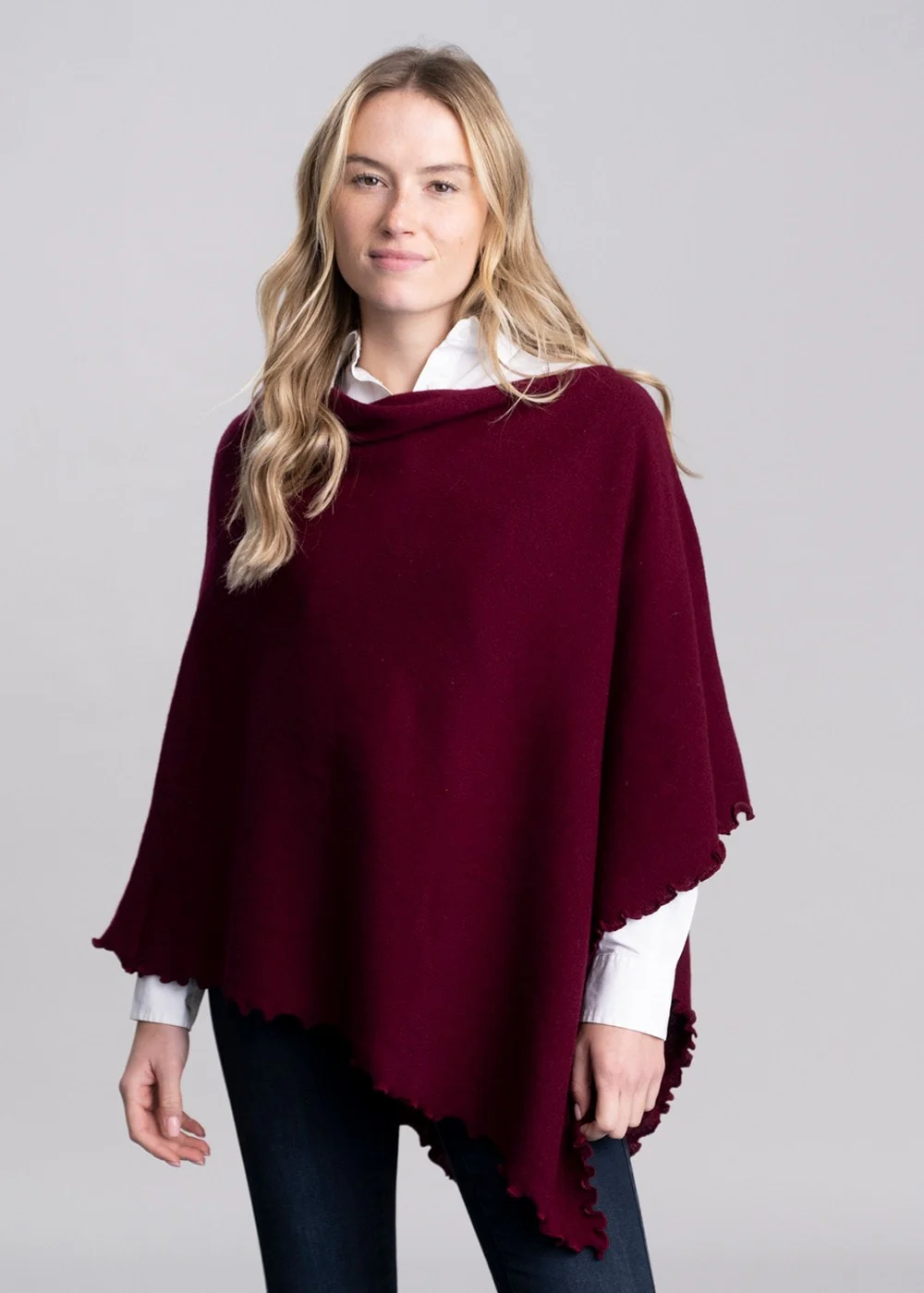 Lindsey Lambswool Poncho