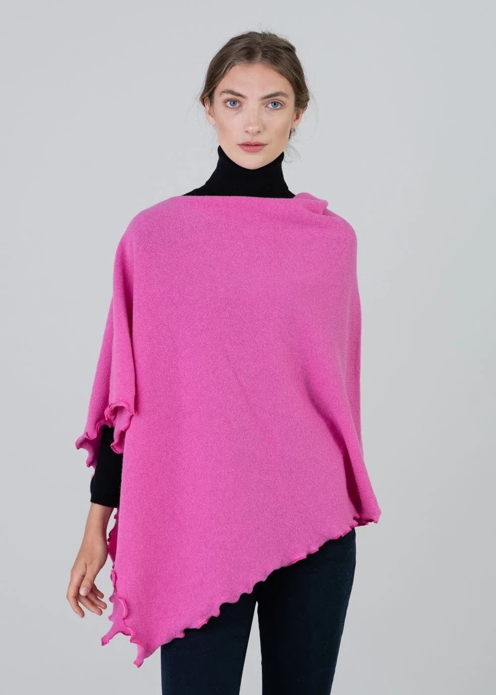 Lindsey Lambswool Poncho - Image 3