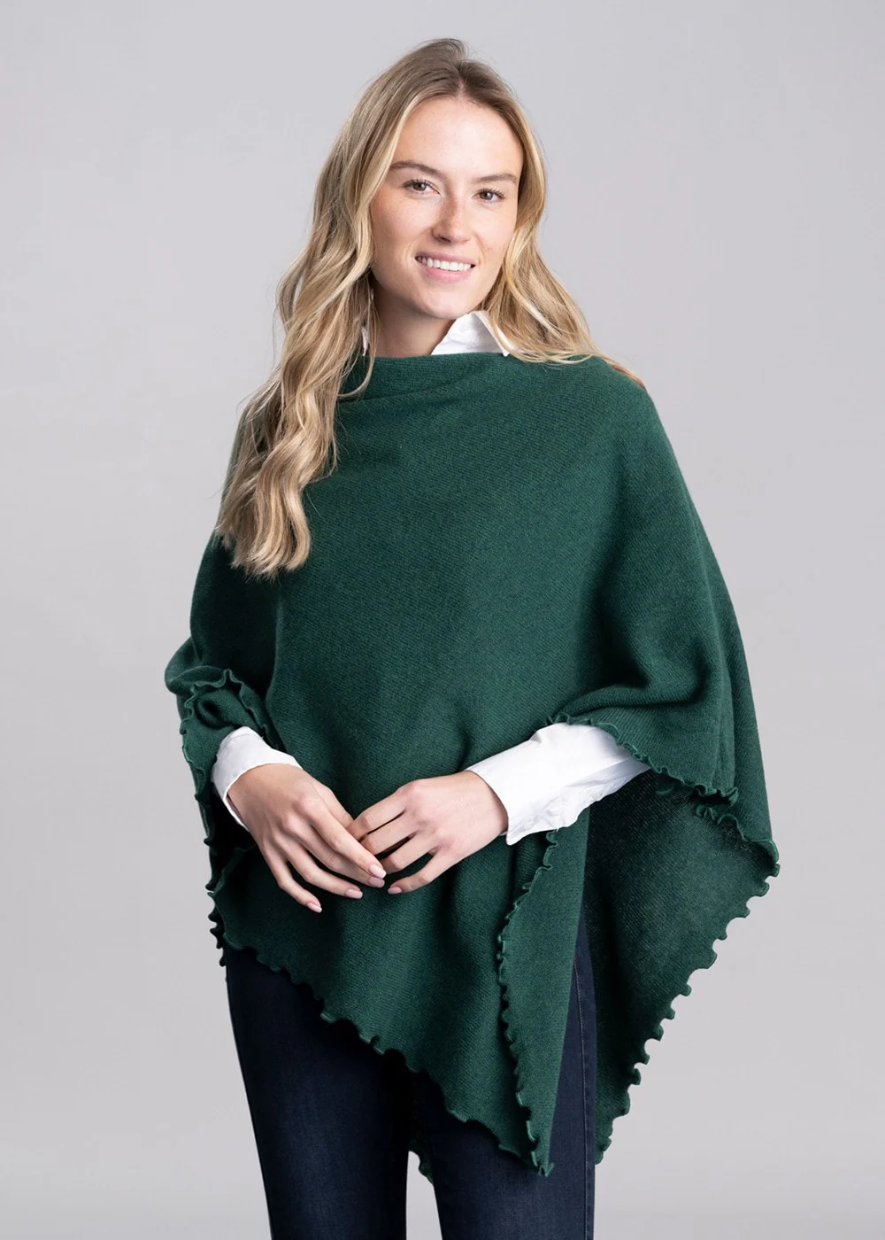 Lindsey Lambswool Poncho