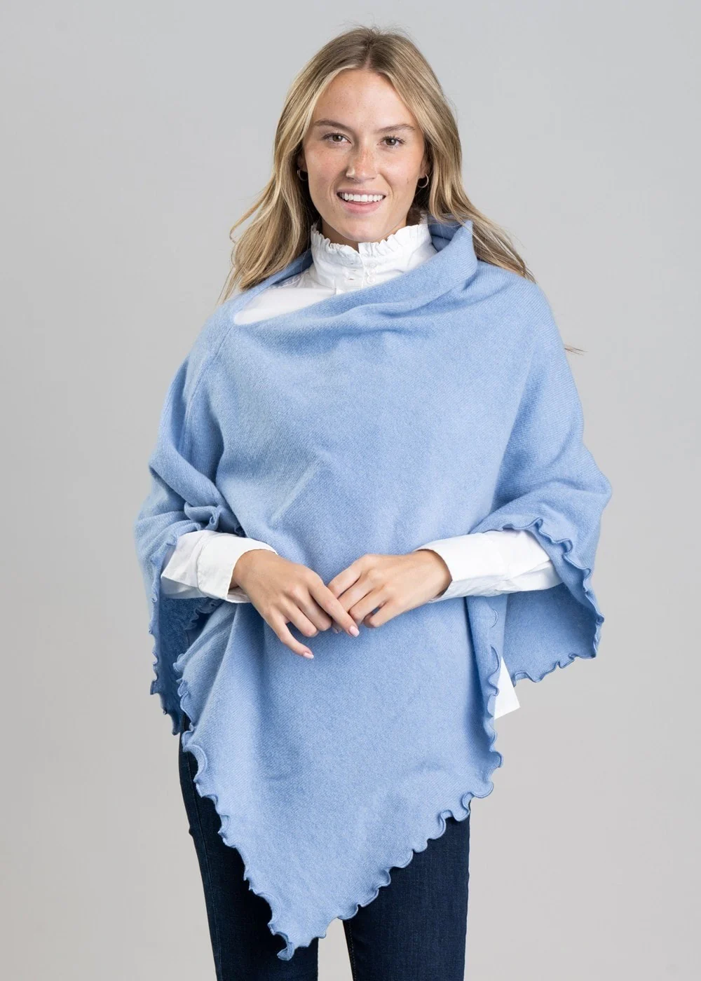 Lindsey Lambswool Poncho - Image 7