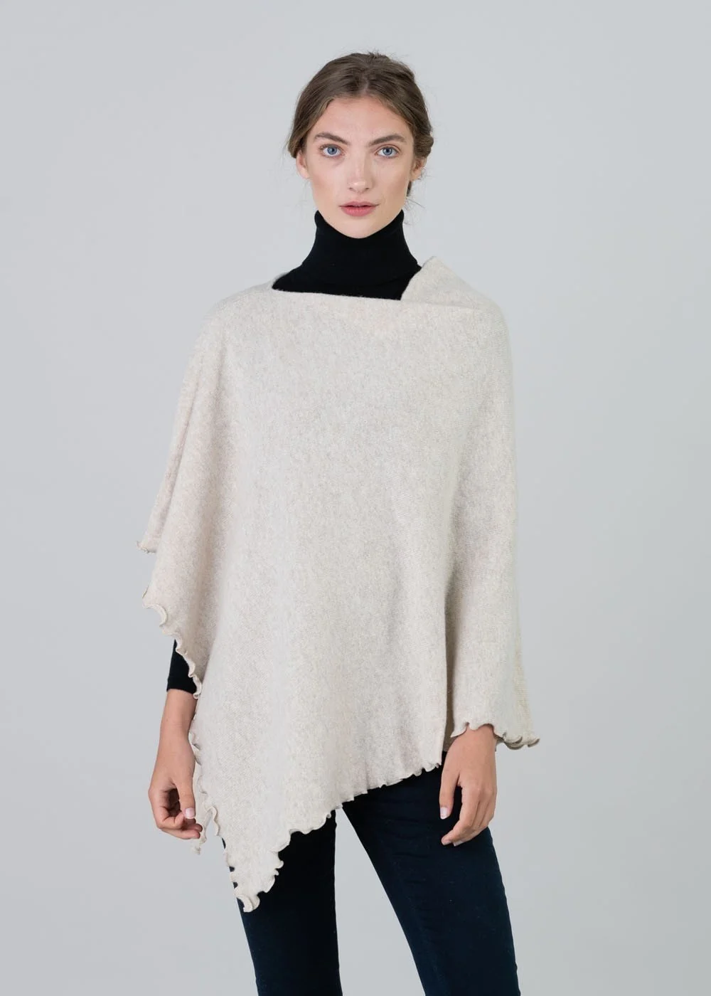 Lindsey Lambswool Poncho - Image 8