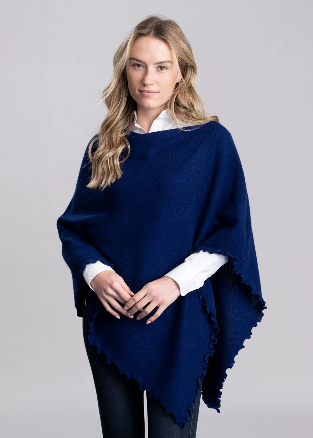 Lindsey Lambswool Poncho - Image 3