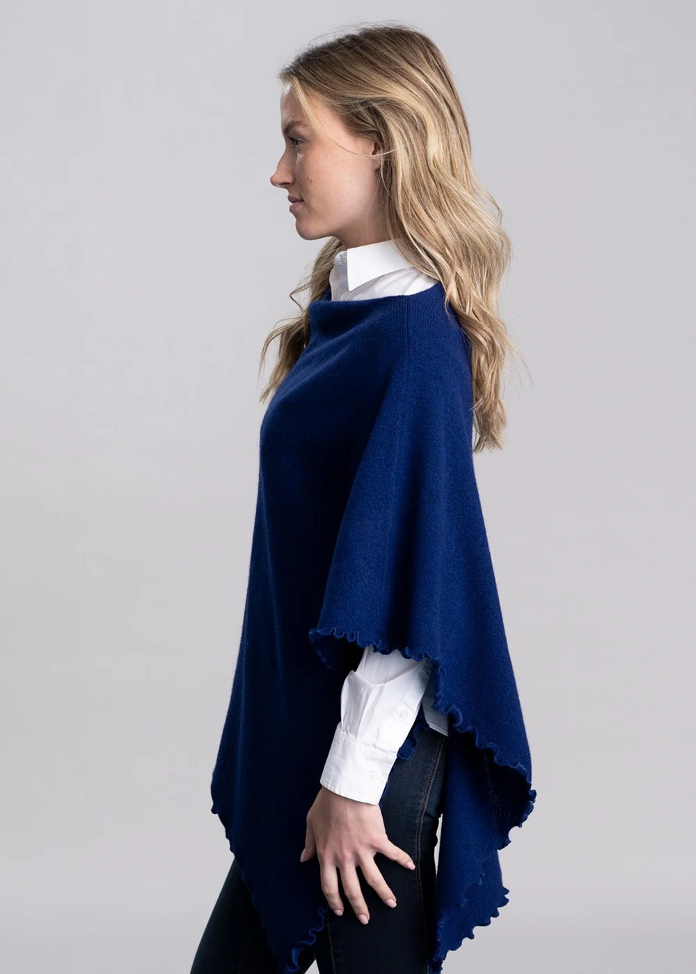 Lindsey Lambswool Poncho - Image 4