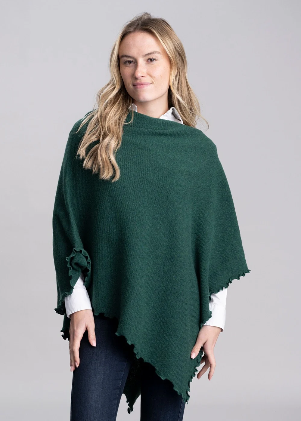 Lindsey Lambswool Poncho - Image 3