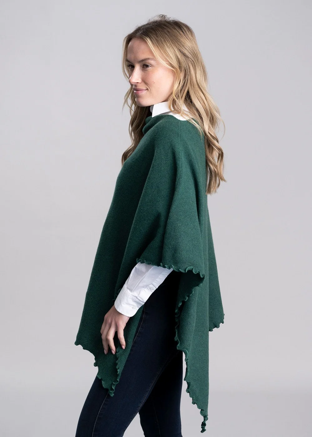 Lindsey Lambswool Poncho - Image 4