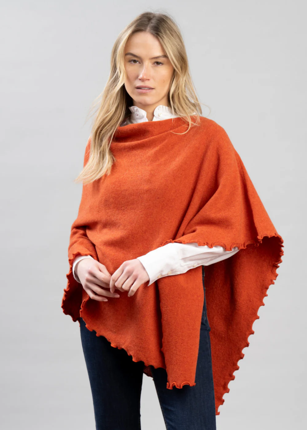 Lindsey Lambswool Poncho - Image 6