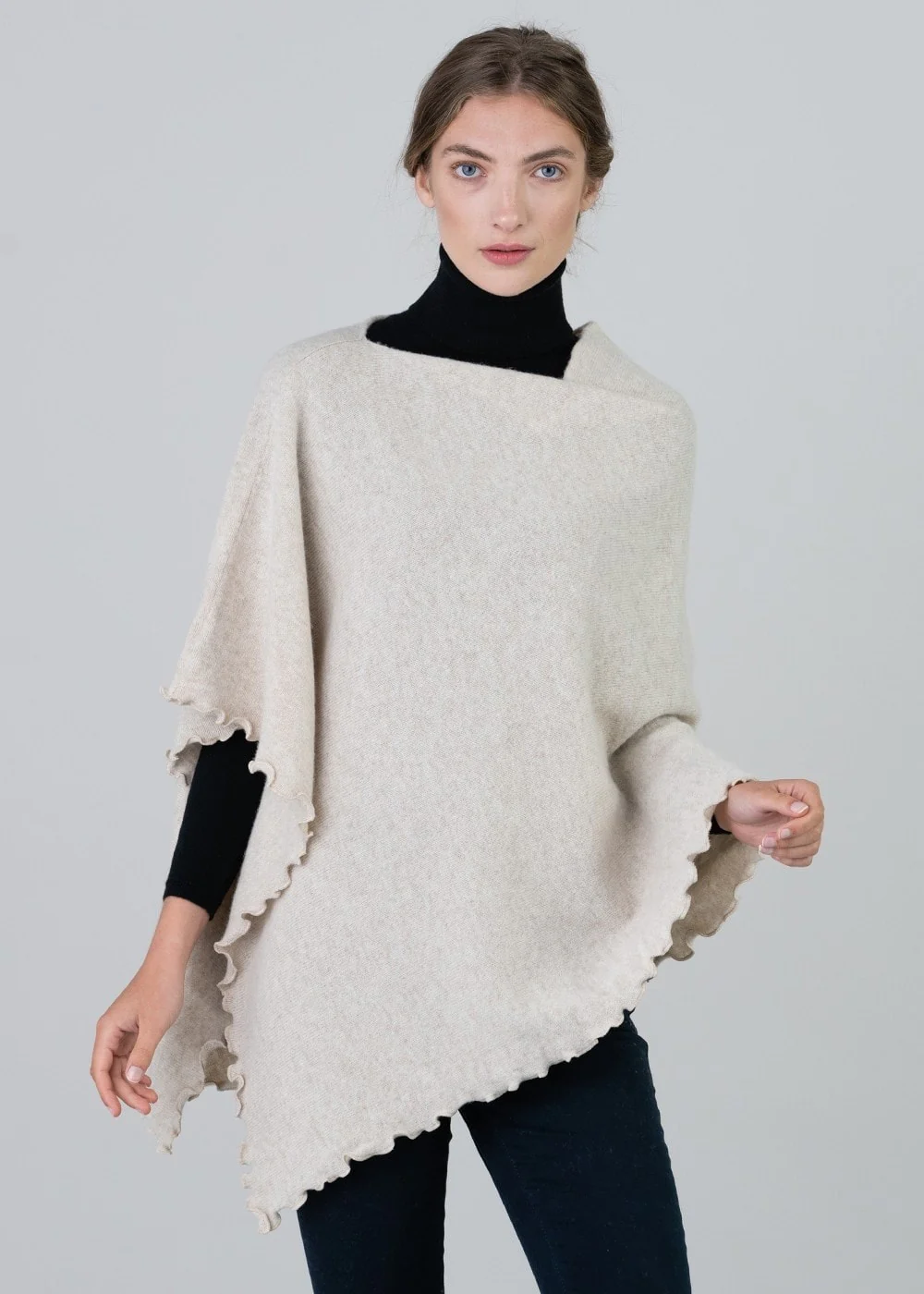 Lindsey Lambswool Poncho - Image 4