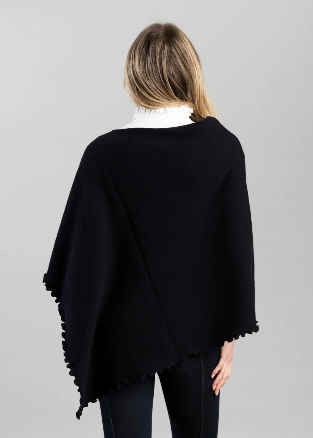 Lindsey Lambswool Poncho - Image 4