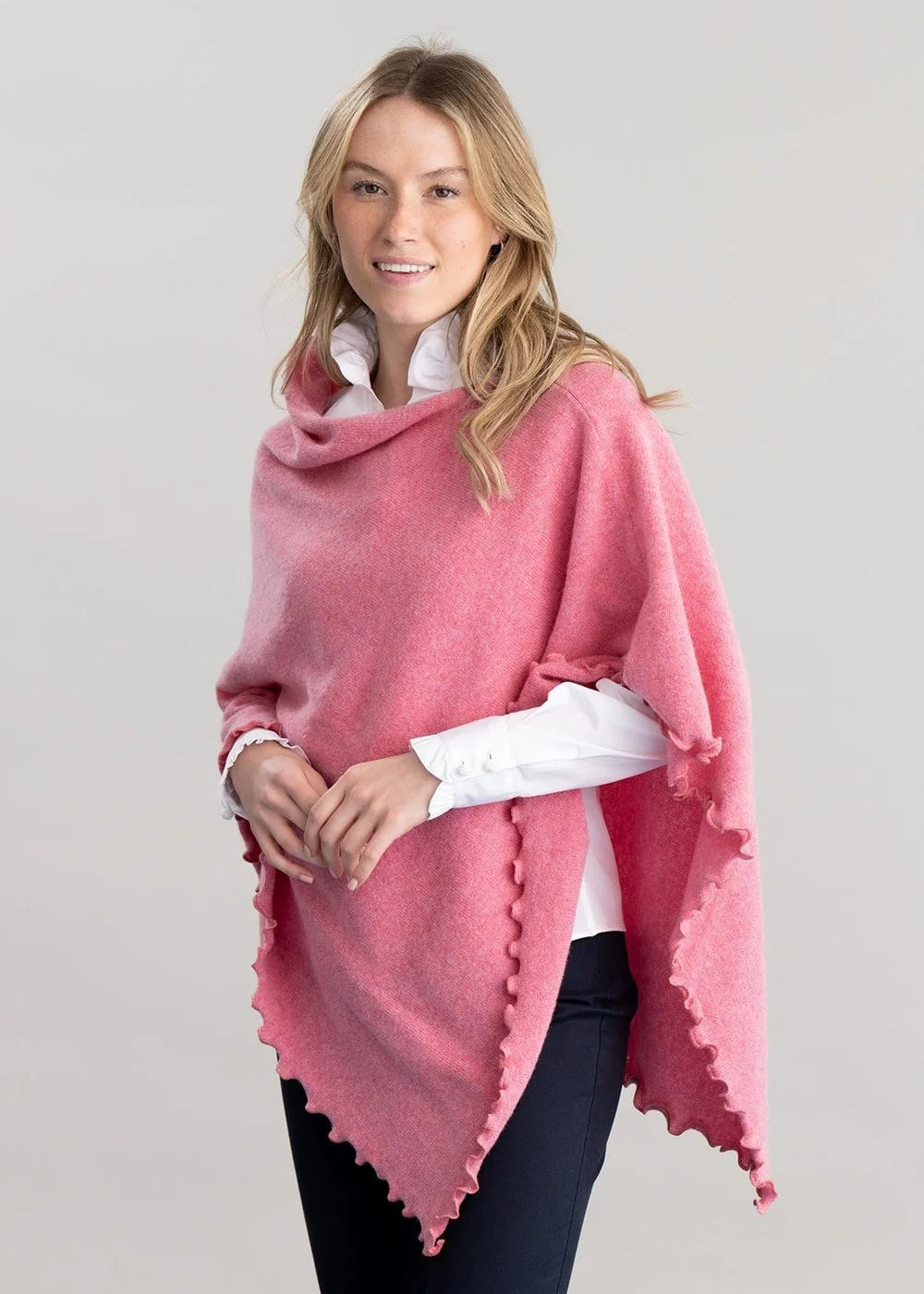 Lindsey Lambswool Poncho - Image 5