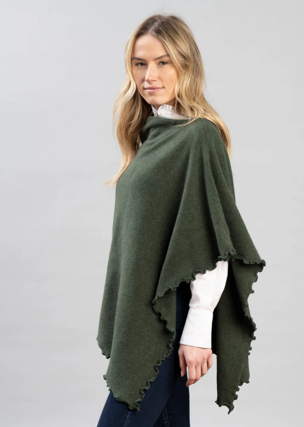 Lindsey Lambswool Poncho - Image 2
