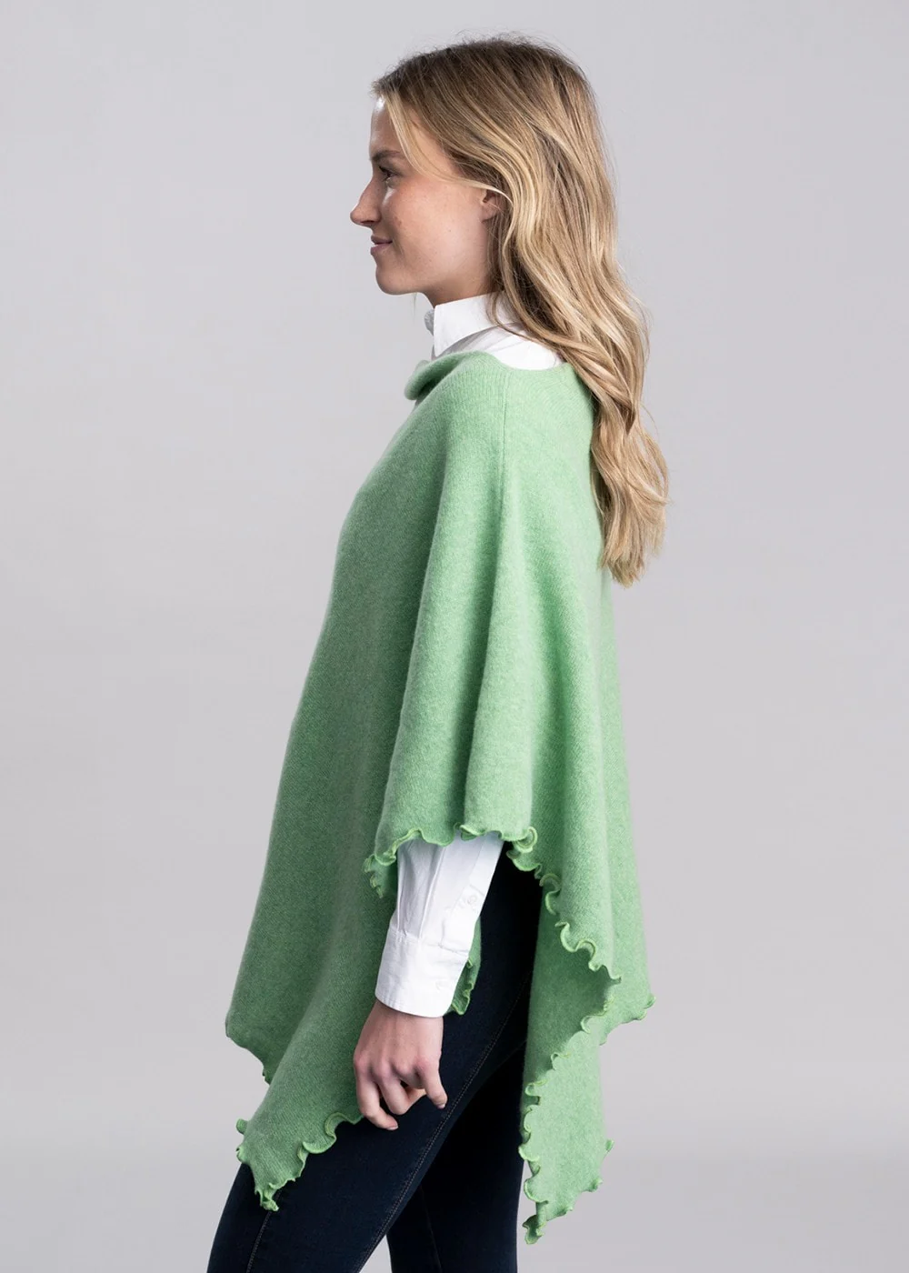 Lindsey Lambswool Poncho - Image 3